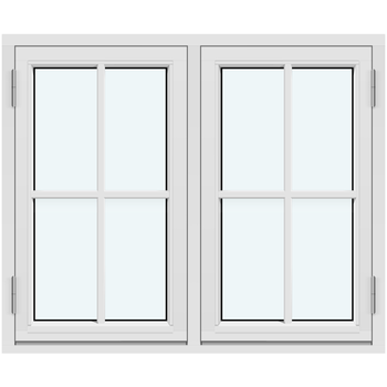 Sānu veramie logi (ASSA līnija) (Divas vērtnes, uz āru verams)