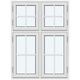Sānu veramie kombinētie logi (ASSA līnija) (Uz āru verams)