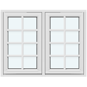Sānu griežamie logi (ASSA līnija) (Divas vērtnes, uz āru verams)